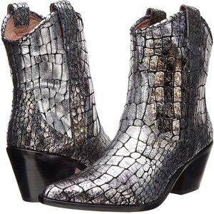 Donald J. Pliner Metallic Western Boot